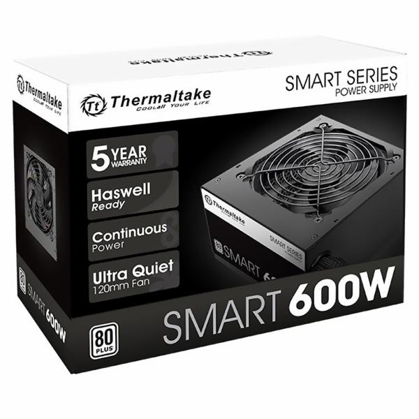 Fonte de Alimentação Thermaltake Smart Series SPD-0600P 600W ATX / Não Modular / 80 Plus White