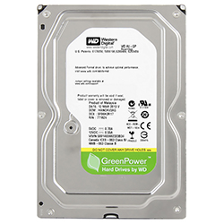 HD Western Digital 500GB WD Green 3.5" SATA 3 5400RPM Pull -