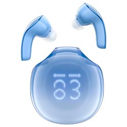 Fone de Ouvido Acefast T9/AT9 Crystal Air TBS Earbuds / Bluetooth - Glacier Azul