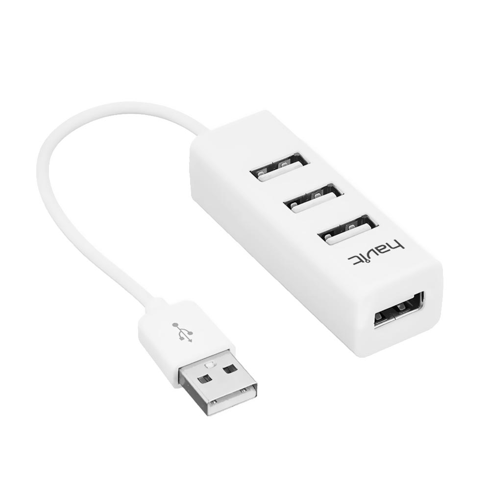 Hub USB 2.0 Havit HV-H18 4 Portas - Branco