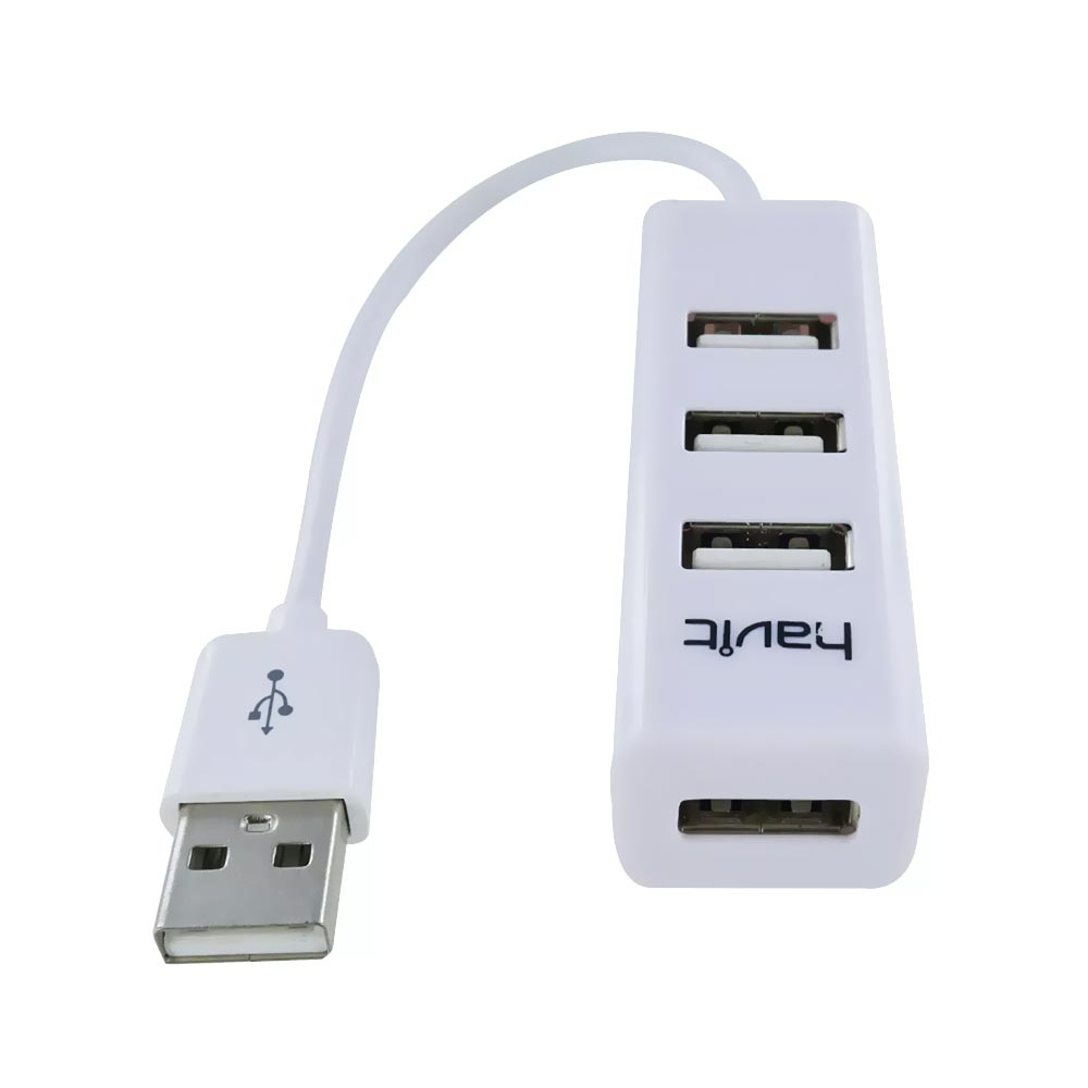 Hub USB 2.0 Havit HV-H18 4 Portas - Branco