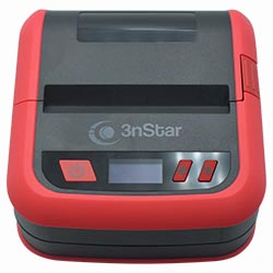 Impressora Térmica Portátil 3NSTAR PPT305BT - Preto / Vermelho