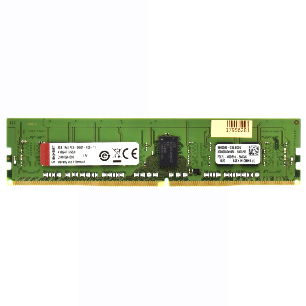 Memória RAM Kingston DDR4 8GB 2400MHz - KVR24N17S8/8