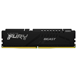 Memória RAM Kingston Fury Beast DDR5 8GB 4800MHz - Preto (KF548C38BB/8)