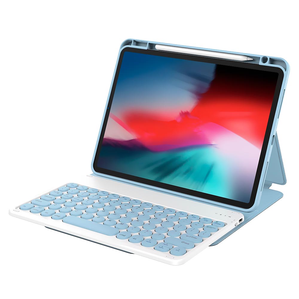 Capa para Ipad Wiwu Protective Keyboard Case Com Teclado 10.2" / 10.5" - Azul