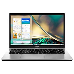 Notebook Acer Aspire 3 A315-59-71NF Intel Core i7 1255U Tela Full HD 15.6" / 8GB de RAM / 512GB SSD - Pure Prata (Inglês)