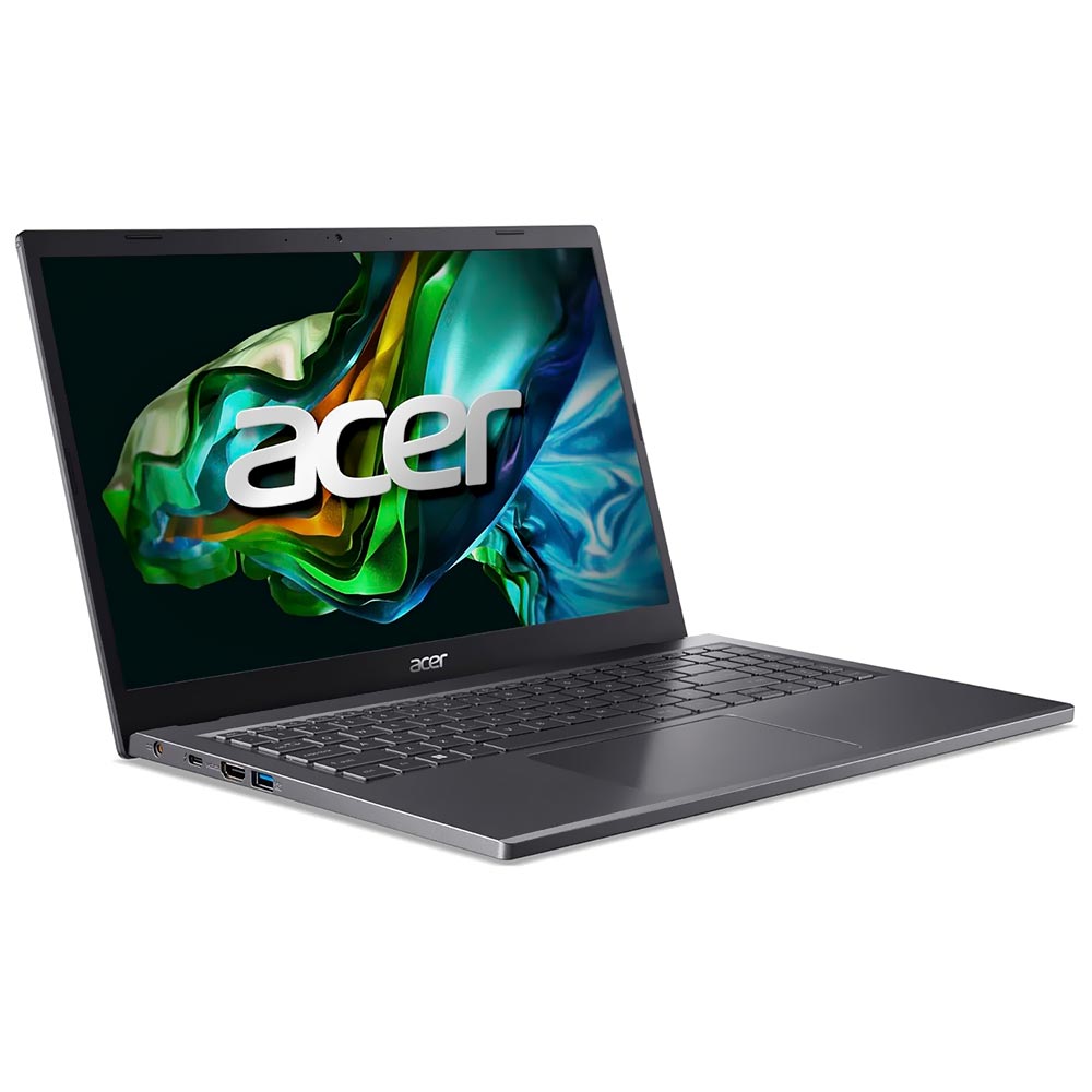 Notebook Acer Aspire 5 A515-58M-54LG Intel Core i5 1335U Tela Full HD 15.6" / 16GB de RAM / 512GB SSD - Steel Cinza (Inglês)