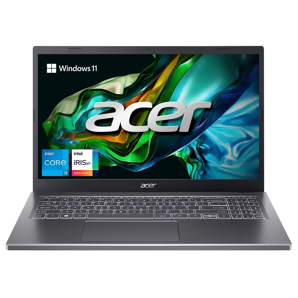 Notebook Acer Aspire 5 A515-58MT-52RG Intel Core i5 1335U Tela Touch Full HD 15.6" / 16GB de RAM / 1TB SSD - Steel Cinza (Inglês)