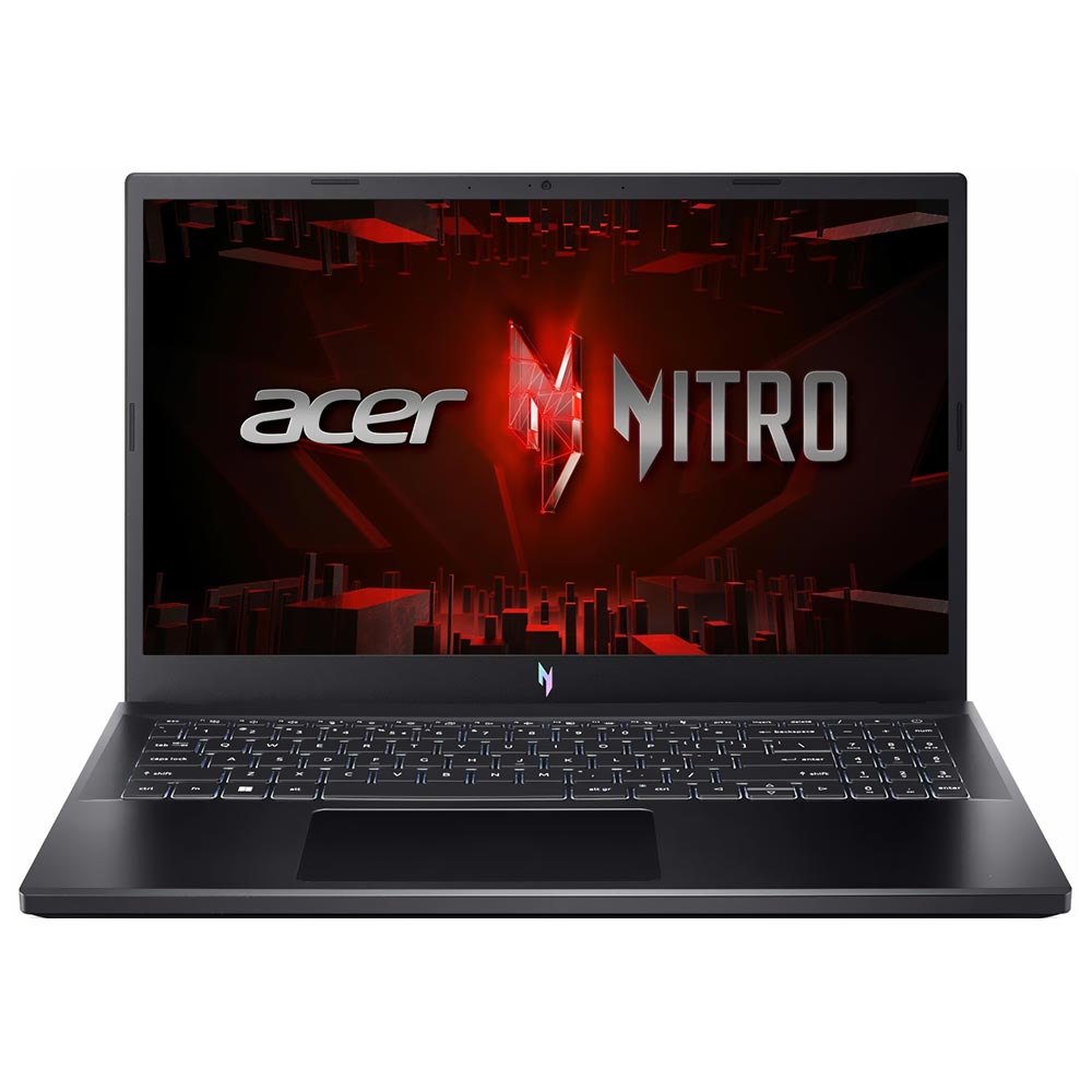 Notebook Gamer Acer Nitro V 15 ANV15-51-98N0 Intel Core i9 13900H Tela Full HD 15.6" / 16GB de RAM / 512GB SSD / GeForce RTX4060 8GB - Obsidian Preto (Inglês)