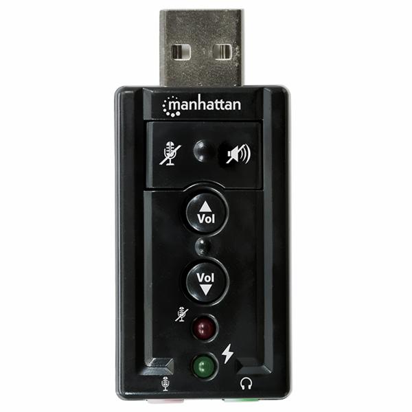 PLACA SOM USB AUDIO 7.1 MANHATTAN - SUPORTA 3-D 152341