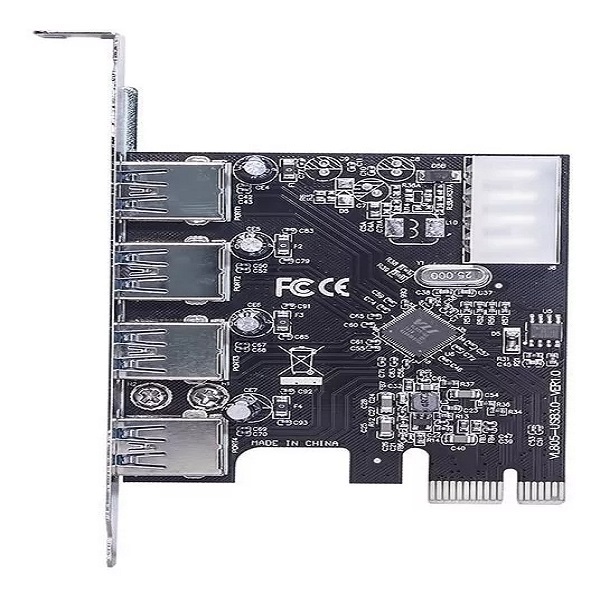 Placa PCI Express 4 Saídas USB 3.0