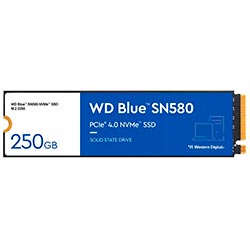 SSD Western Digital M.2 250GB Blue SN580 NVMe - WDS250G3B0E