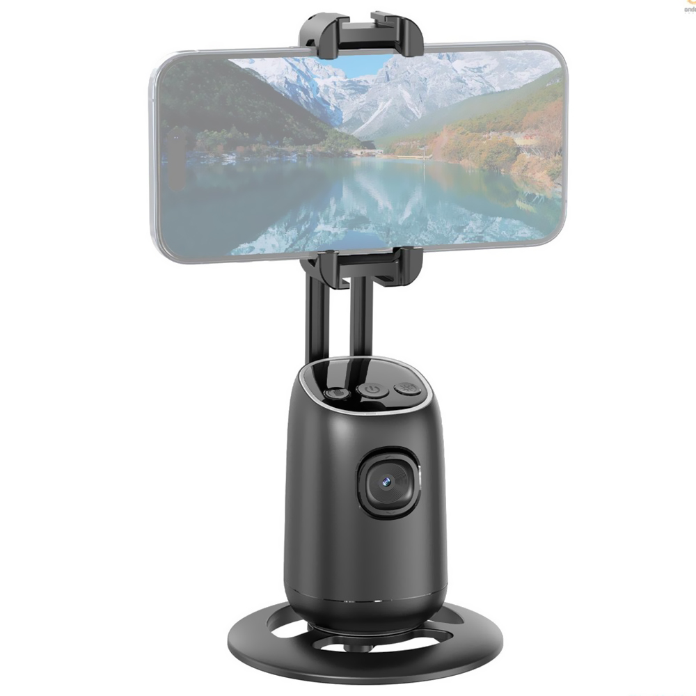 Estabilizador Gimbal Ecopower EP-T205 Escritório Face Tracking 360° - Preto