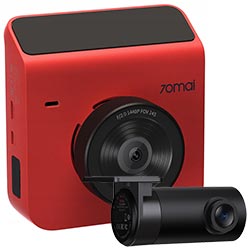 Câmera para Carro Xiaomi 70MAI A400-1+REAR Dash Cam - Vermelho