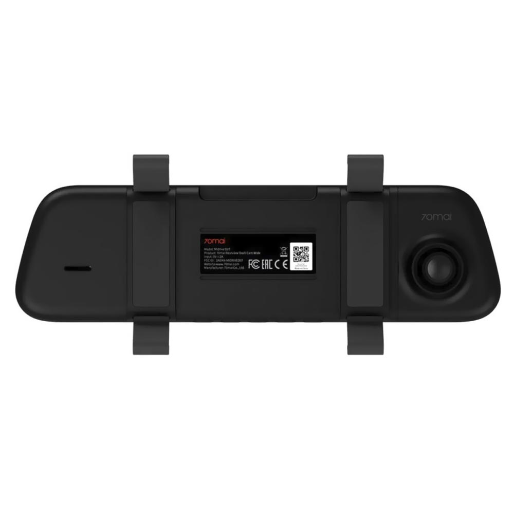 Câmera para Carro Xiaomi 70MAI D07 Rearview Dash Cam Wide Set Night Vision - Preto