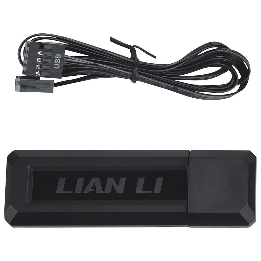 CONTROLADOR P/ COOLER LIAN LI RF-T-B WIRELESS PRETO  