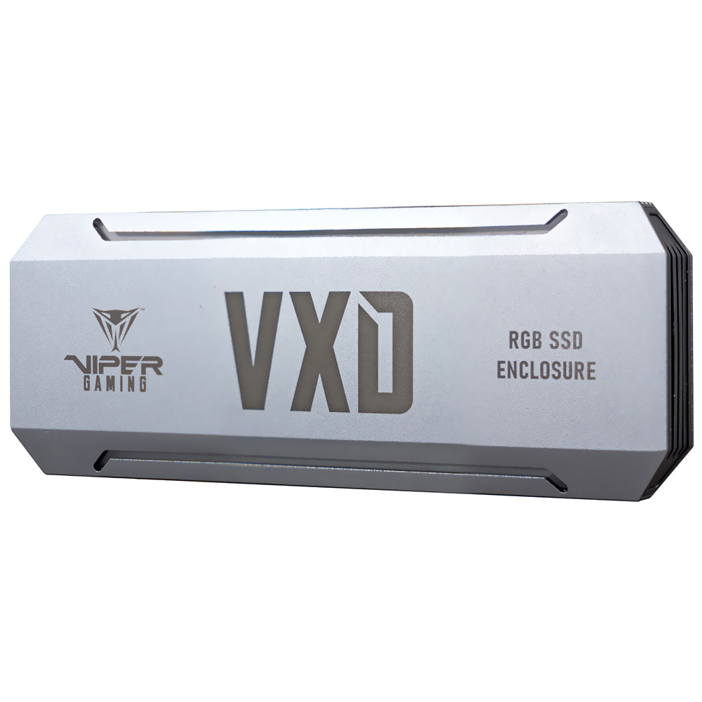 Gaveta Patriot Viper Gaming VXD PV860UPRGM SSD M.2 / USB-C / RGB - Cinza