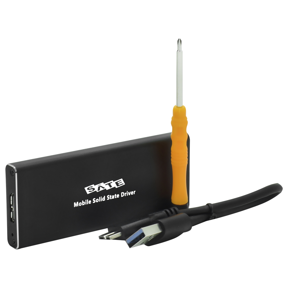 Gaveta Satellite AX-203S SSD M.2 / USB 3.0 - Preto