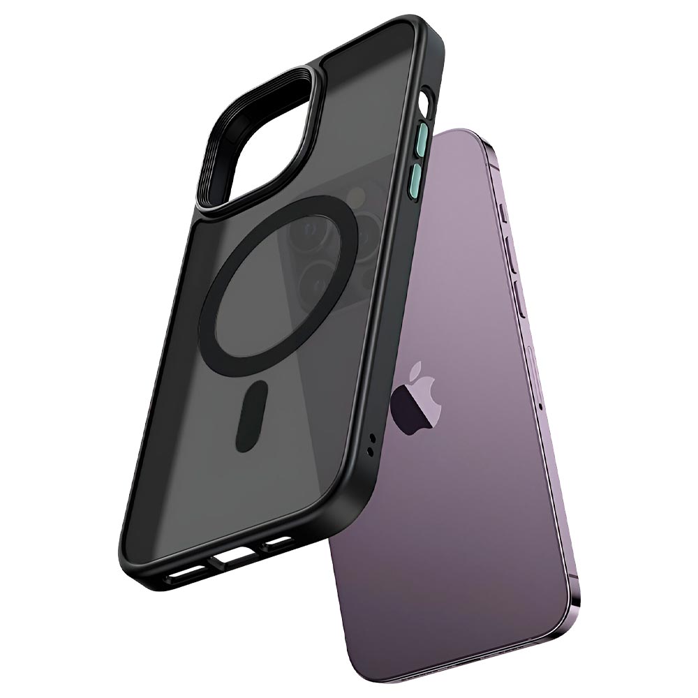 Capa Mcdodo PC-3103 para iPhone 14 Pro Max - Preto Transparente