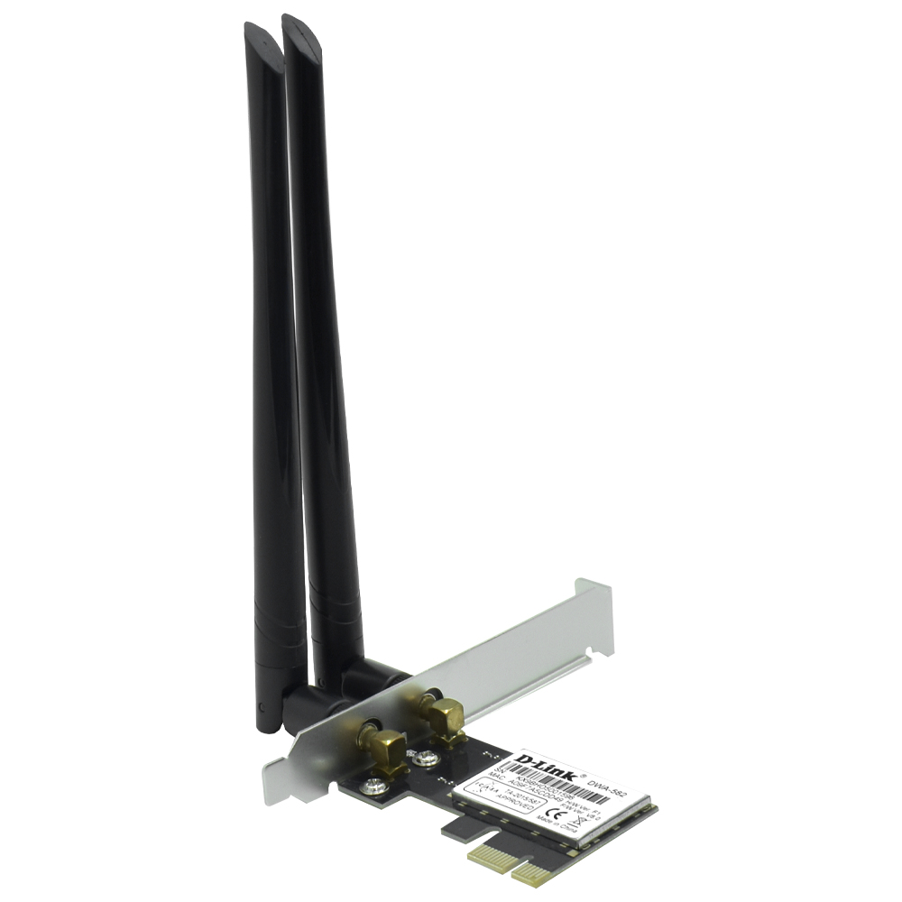Adaptador Wifi D-Link DWA-582 PCI Express AC1300 / 1300Mbps
