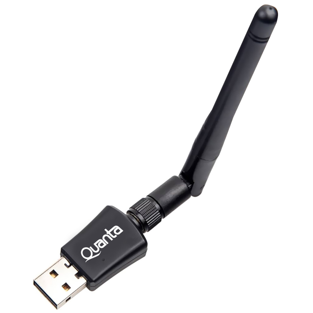 Adaptador Wifi Quanta QTAA300 USB / 2.4GHz / 150Mbps