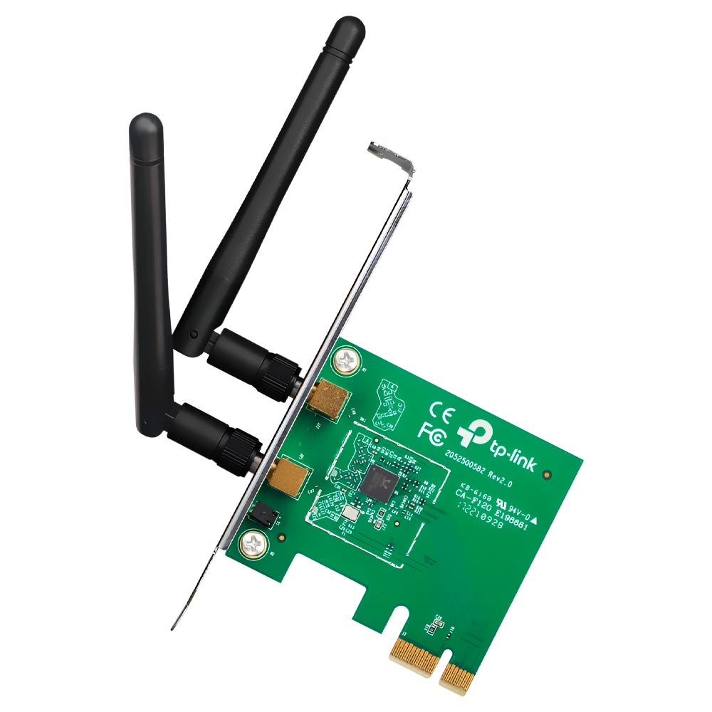 Adaptador Wifi Tp-Link Low Profile TL-WN881ND PCI Express / 2.4GHz - 300Mbps