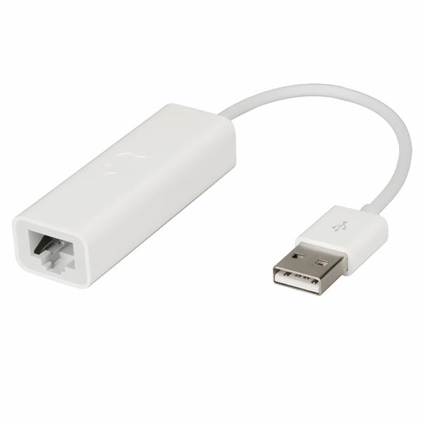 Cabo Adaptador Extender USB 2.0 Macho para RJ45 - Branco Apple MC704BE/A 