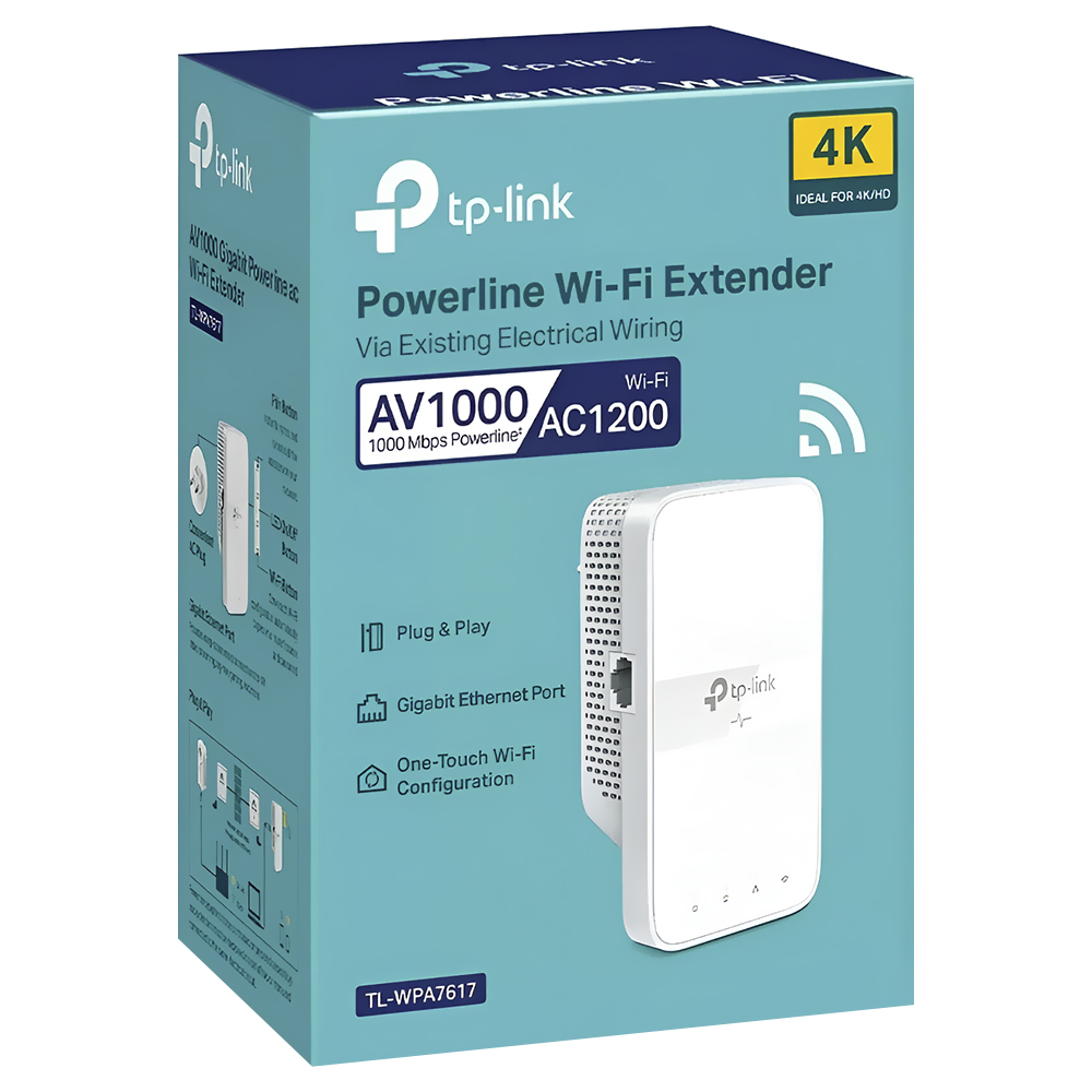 Extensor de Rede Tp-link TL-WPA7617 Powerline AC1200