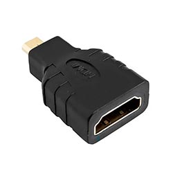 Adaptador Conector HDMI Fêmea / Micro HDMI Macho