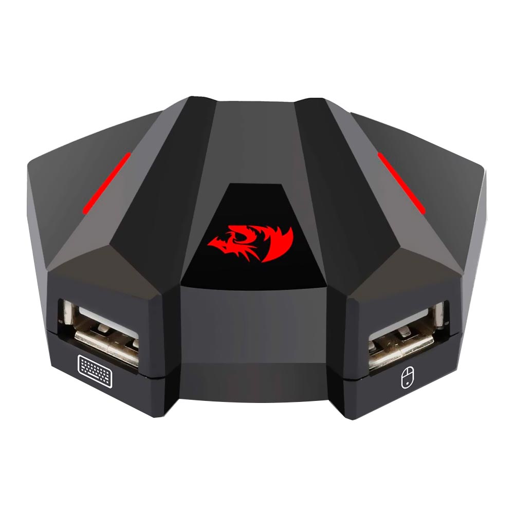 Adaptador Conversor Gamer  Redragon Eris GA-200 USB / USB Type C