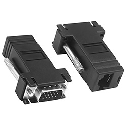 Adaptador Conversor VGA Macho / RJ45