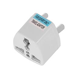 ADAPTADOR TOMADA EUROPEU PADRAO ARGENTINA BRANCO ADAPTADOR TOMADA EUROPEU PADRAO ARGENTINA BRANCO