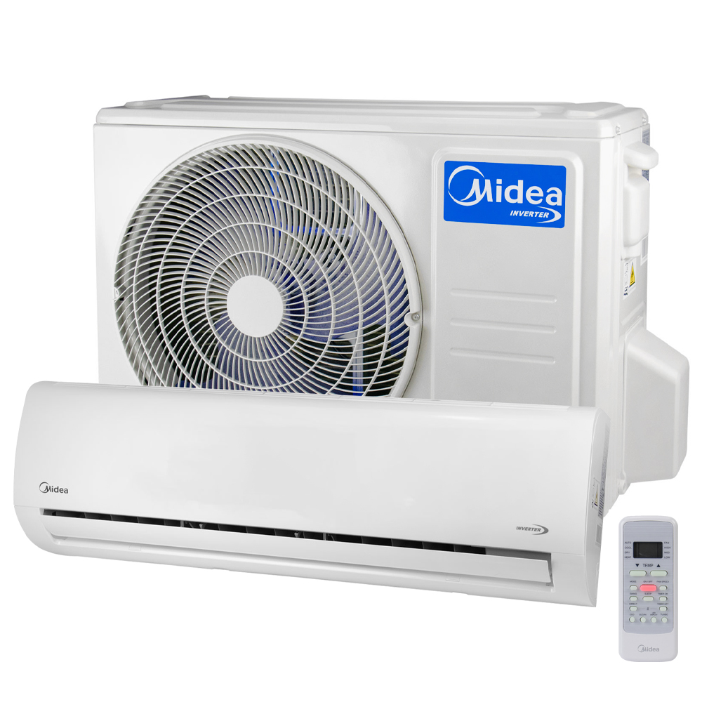 Ar Condicionado Split Midea MDINV-12MID Kit 12000BTU / 220V / 60Hz / Wi-Fi - Inverter (R410A)