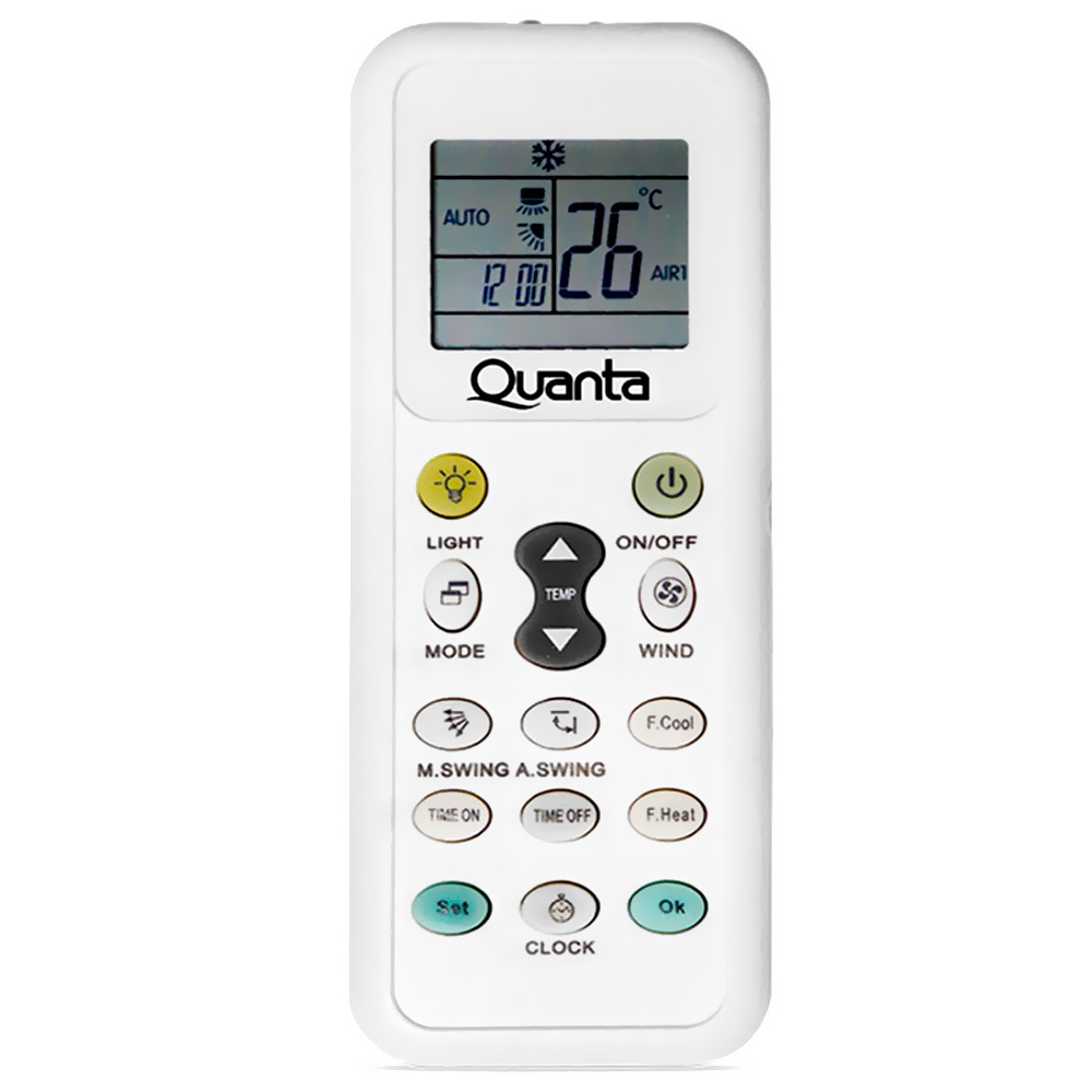 Controle Universal para Ar Condicionado Quanta QTEAC3010 - Branco