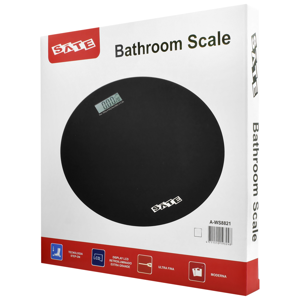 Balança Digital Satellite A-WS8822 Branco - 180KG