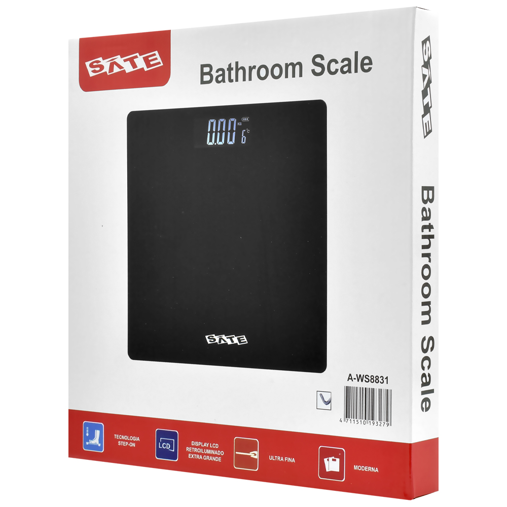 Balança Digital Satellite A-WS8831 Preto - 180KG