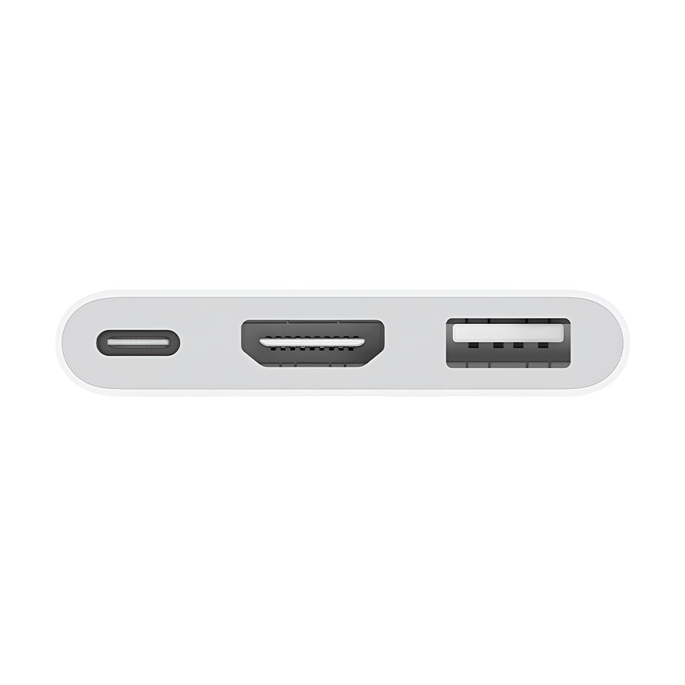 Cabo Adaptador Apple USB-C Macho para USB-C Femea / HDMI / USB MUF82ZM/A - Branco
