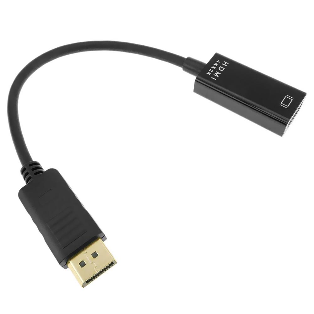 Cabo Adaptador DisplayPort Macho para HDMI Fêmea - 4KX2K UHD