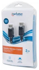 Cabo Adaptador DisplayPort para DisplayPort - 2M Manhattan Blister 393799