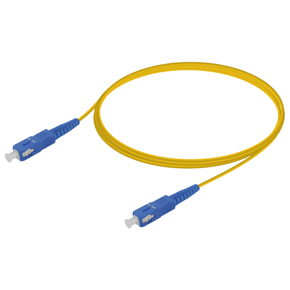 Cabo Adaptador Fibra Óptica Single Mode SC/UPC-SC/UPC 3.0MM - 1.5M