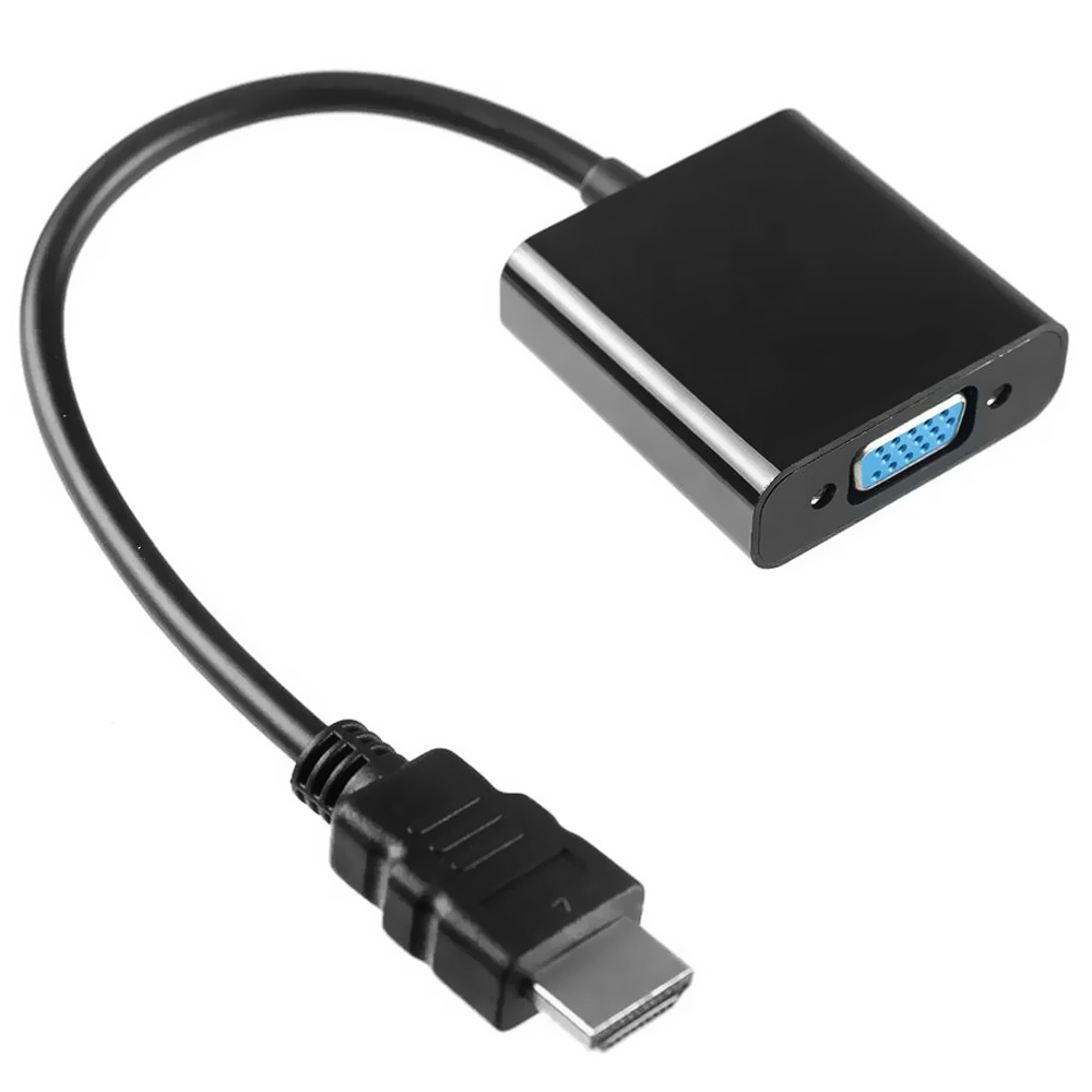 Cabo Adaptador HDMI Macho para VGA Fêmea - Quanta QTHDV34 