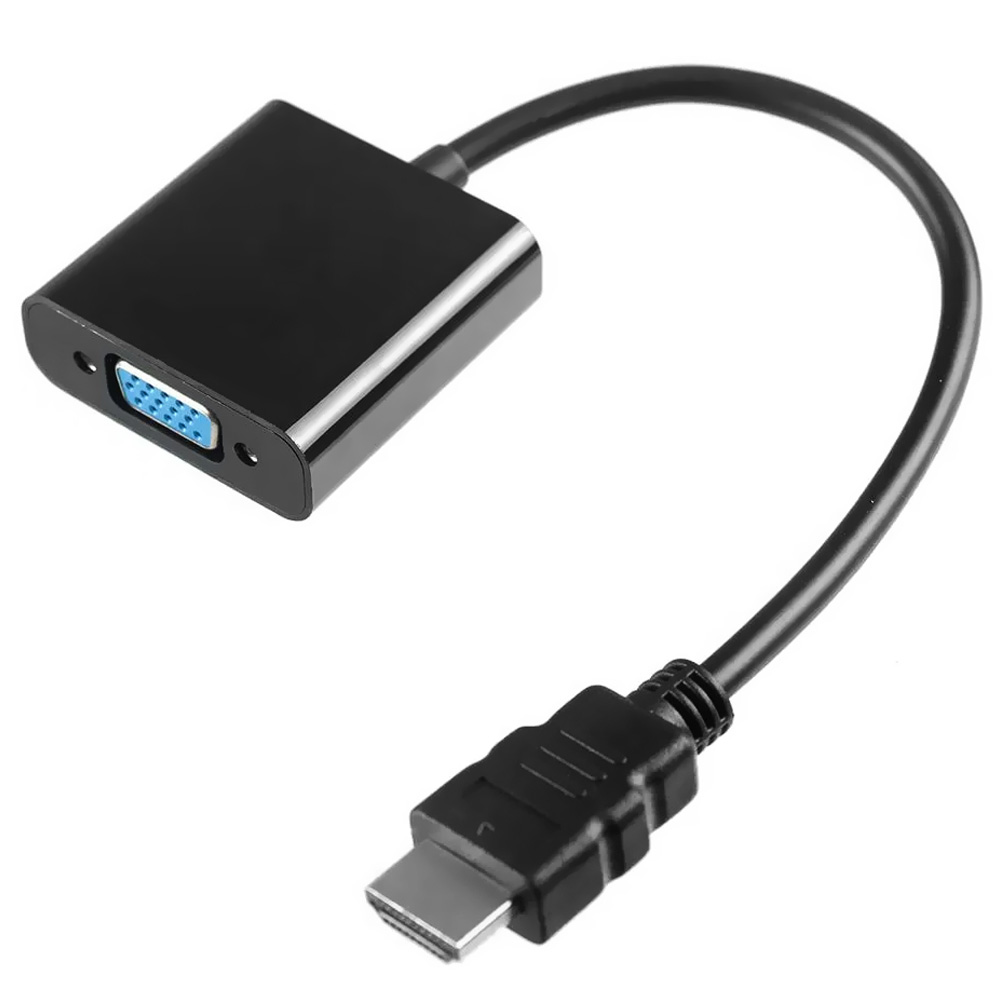 Cabo Adaptador HDMI Macho para VGA Fêmea - Quanta QTHDV34 