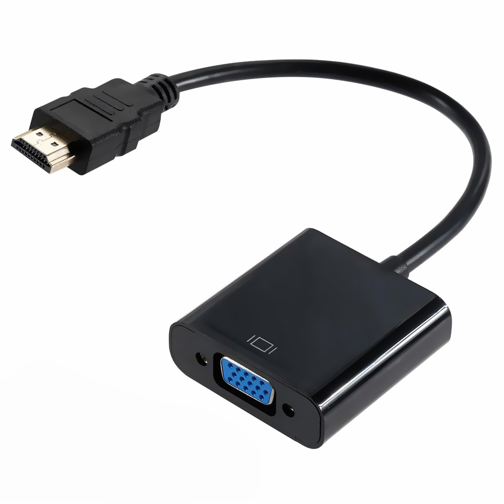 Cabo Adaptador HDMI Macho para VGA Fêmea