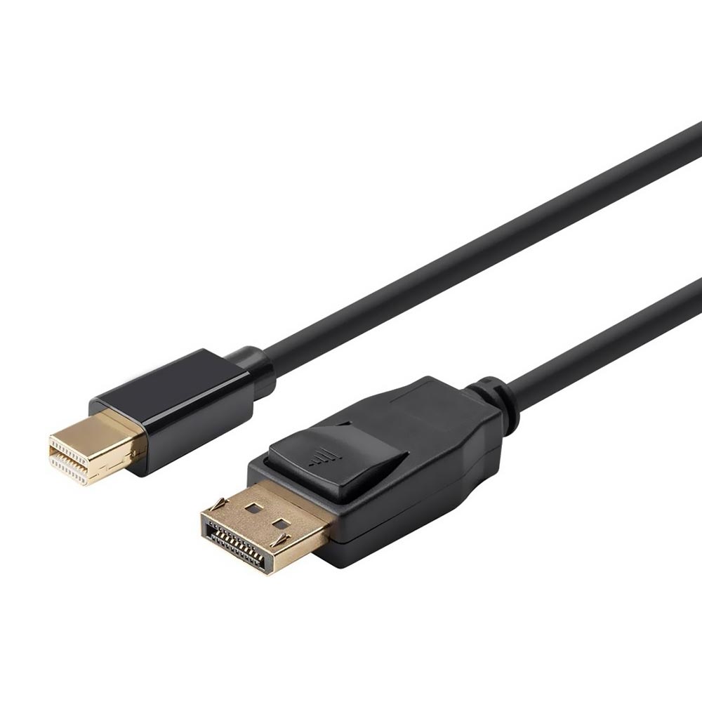 Cabo Adaptador Mini DisplayPort para DisplayPort Macho 1.5M - Preto