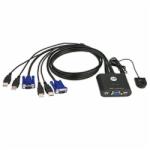 Cabo Adaptador Switch 2P USB / VGA - KVM CS22U 