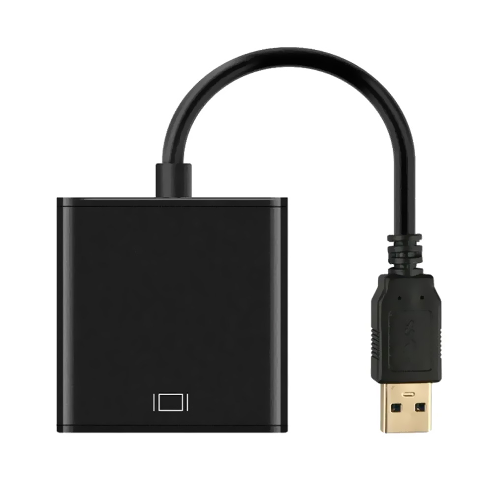 Cabo Adaptador USB 3.0 para HDMI Fêmea - Preto