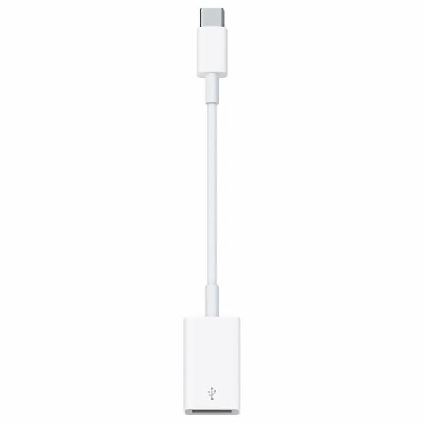 Cabo Adaptador USB-C Macho para USB 2.0 Fêmea - Branco Apple MJ1M2AM/A