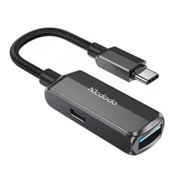 Cabo Adaptador USB-C Macho para USB-C Fêmea / USB 3.0 Mcdodo CA-2830