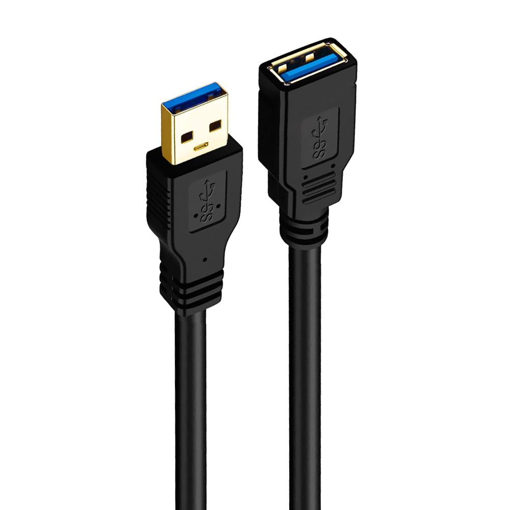 Cabo de Extensão USB para USB 3.0 -  5M Preto