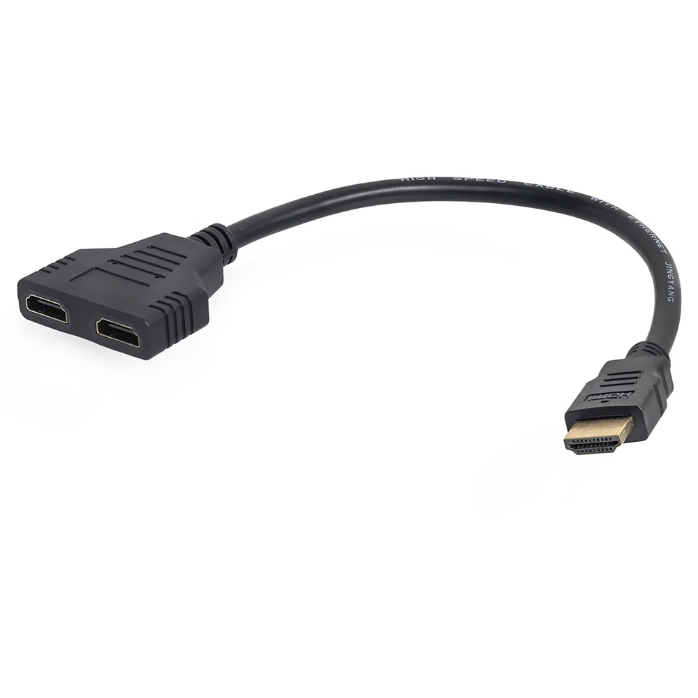 Cabo Divisor HDMI Macho para 2 HDMI Fêmea 